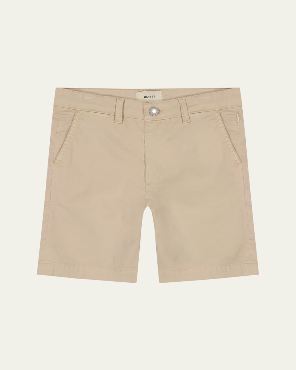 Boy's Jacob Cotton Twill Chino Shorts, Size 2-7